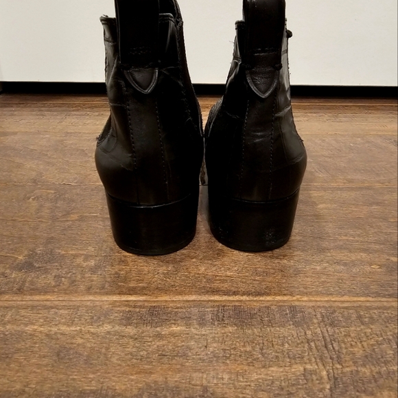 Coach Suffolk Patchwork Black Leather Women's Ankle Bootie sz 8m - Picture 9 of 11